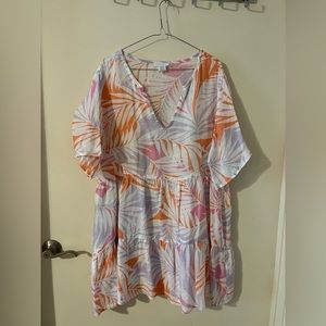 Cynthia Rowley  Floral Swimsuit Coverup